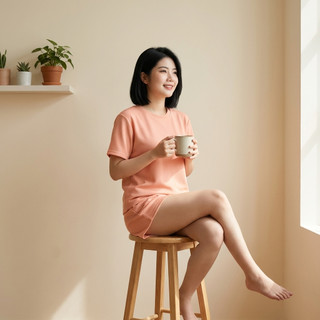 Set Đồ Bộ Nữ Form Rộng Waffle Cao Cấp Áo Tay Lỡ Quần Short Basic Mặc Nhà Đi Chơi Style Hàn Quốc [NP BN002]