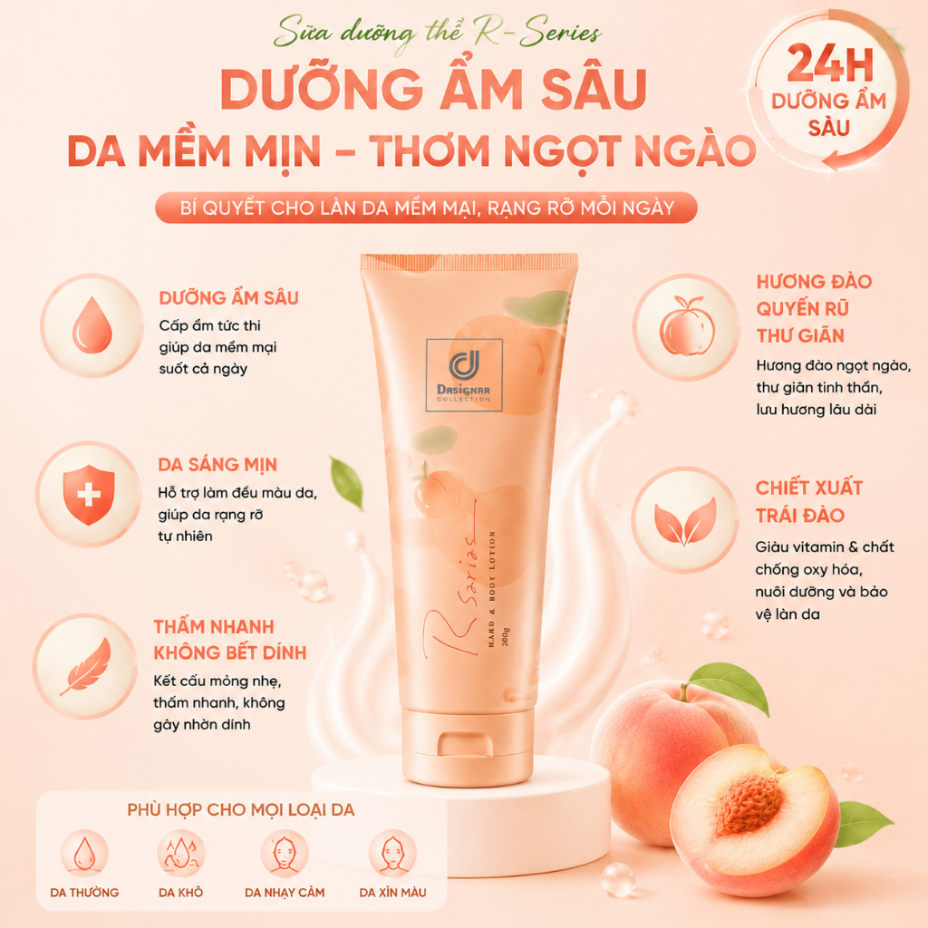 🍑 Sữa Rửa Mặt Đào Thiên Nhiên – Làm Sạch Sâu, Kiểm Soát Dầu, Giảm Mụn, Dưỡng Ẩm Cho Da Mịn Màng Rạng Rỡ