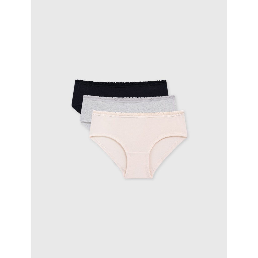 Combo 3 quần lót bé gái CANIFA dáng tam giác chất cotton mềm mại thoáng khí 1US26A006