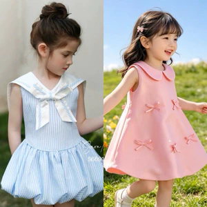 Váy Đầm Bé Gái Sát Nách Sara June Xinh Xắn Dễ Thương Nhẹ Nhàng Size 1-12Y (10-45kg)