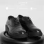 Giày công sở Oxford Black LEMANS OF01, Da bò nguyên tấm,Đế độc quyền Lemans, tăng cao 4cm BH 24T
