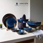 Bộ bát đĩa, set bàn ăn gốm sứ Bát Tràng cao cấp - Hàng nghệ nhân thủ công cho gia đình nhiều người ăn - Làng Gốm — ảnh 3