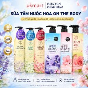 Sữa Tắm nước hoa On The Body Perfume 730g - 900g Hàn Quốc ON: THE BODY PERFUME BODY WASH FRESH