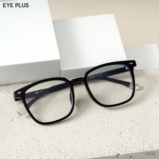 Gọng Kính Mắt Vuông 9034 Eye Plus TR90 Nhẹ Dẻo Form Basic Dễ Đeo Phong Cách Unisex Thời Trang