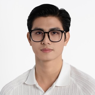 Gọng Kính Mắt Vuông 9034 Eye Plus TR90 Nhẹ Dẻo Form Basic Dễ Đeo Phong Cách Unisex Thời Trang