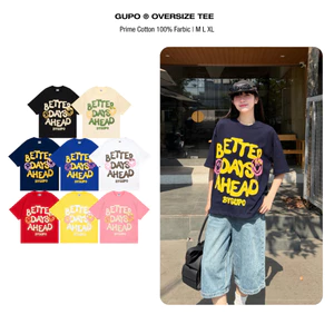 Áo Thun Oversize 280GSM In Phồng GUPO Local Brand Unisex Form Rộng Thời Trang TS036