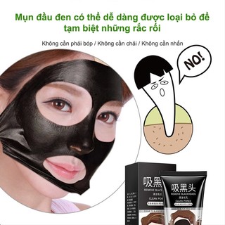 Mặt Nạ Đẩy Mụn Đầu Đen Mặt Nạ Lột Mụn Loại Bỏ Mụn Đầu Đen Cải Thiện Vấn Đề Mụn (60g)