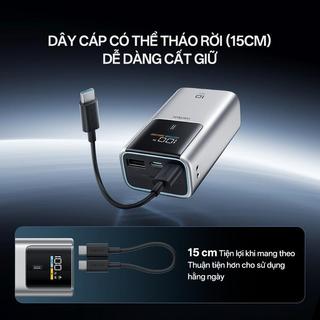 CUKTECH 10 MINI Sạc Di Động 2C1A | Sạc Nhanh 55W Max | Dung Lượng 10.000mAh | Bảo Hành 18 Tháng PB1055
