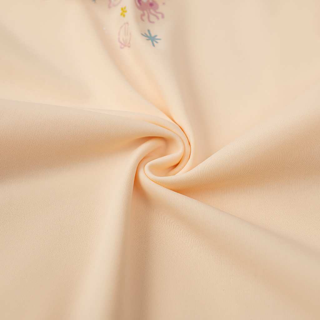 Đồ bơi bé gái liền thân phối bèo cổ tiểu thư dáng bodysuit, bikini một mảnh chất co giãn cao cấp cho bé từ 6 tháng đến 4