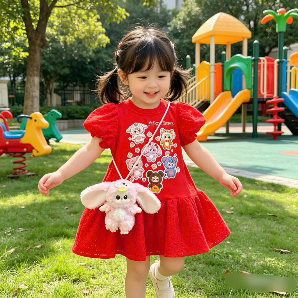 Váy Bé Gái Mặc Hè Cotton Mềm Mịn Sofia S4764 S4774 Họa Tiết BB3 Dễ Thương Size 18M-12Y (13-45k