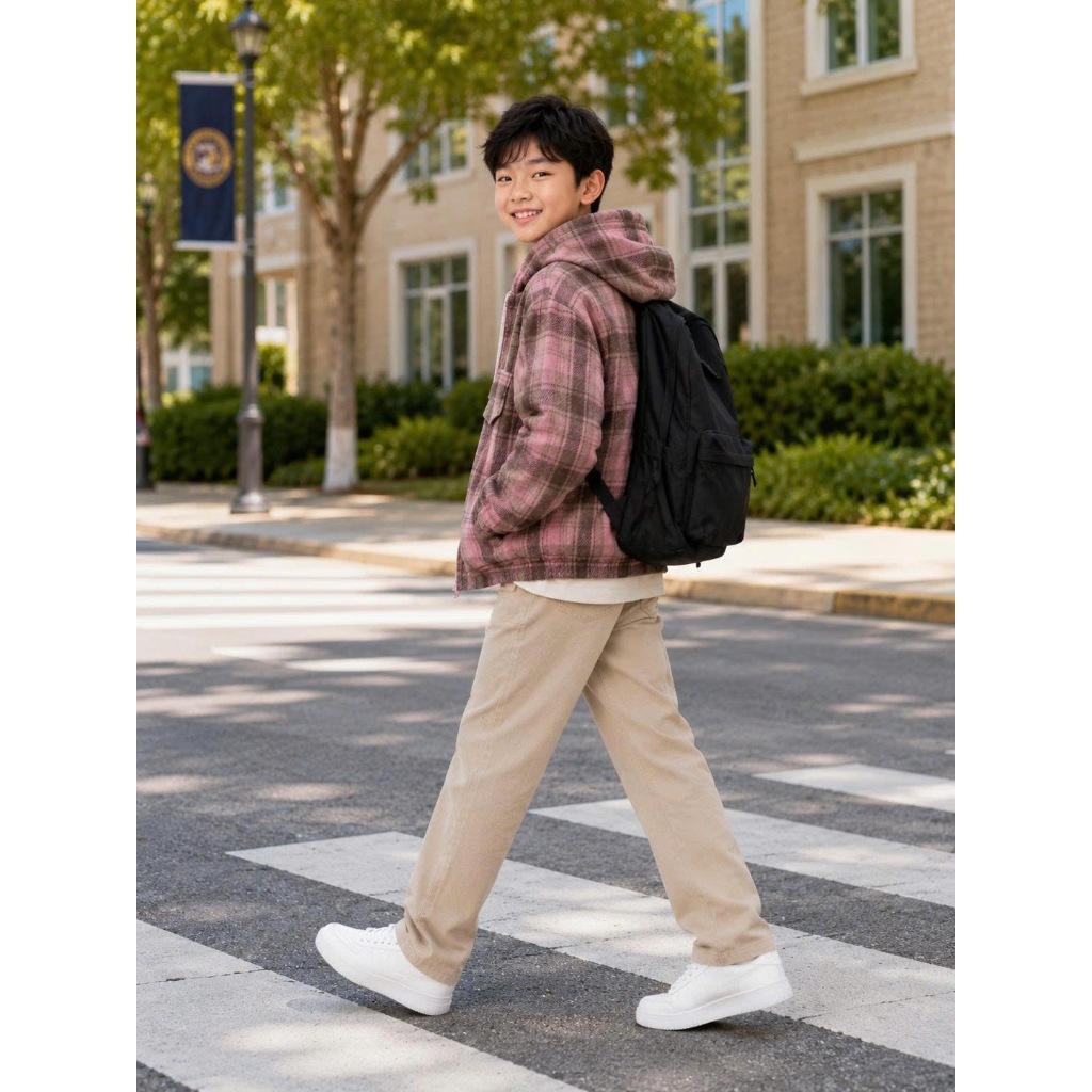 Áo Khoác Caro Chill có mũ trùm đầu  bằng vải flannel cotton,tay dài,họa tiết kẻ caro.