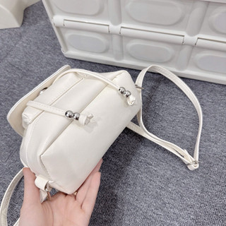 [LM078] Balo Mini Size 23 Dây Rút Miệng Mặt Gấu Da PU (Ảnh và video thật)