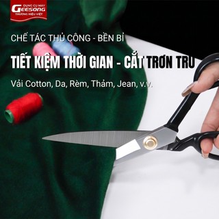 Geesong Mangan thép thợ may cắt hộ gia đình công nghiệp kéo quần áo vải cắt vải sắc nét cắt 9-12 inch Trang chủ