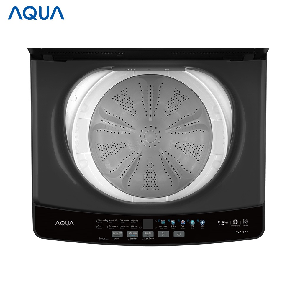 Máy giặt Aqua Inverter 9.5 kg AWM95-B316L(B) - Freeship toàn quốc - Bảo hành 2 năm