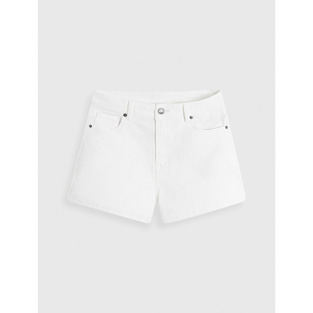 Quần short nữ basic CANIFA chất cotton mềm mại co giãn dáng basic form ôm 6BS26S005
