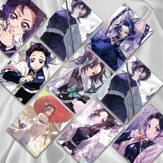 [hàng sẵn] Kochou Shinobu / Thanh Gươm Diệt Quỷ | Hộp thẻ card laser 50 tấm Photo card Lomocard Card Kimetsu no Yaiba
