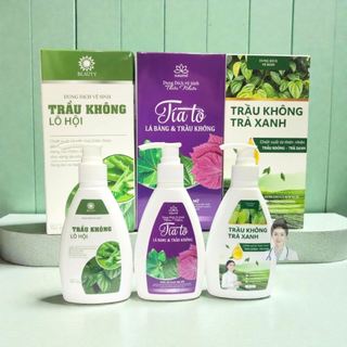 Bộ Ba DDVS Thảo Dược Toàn Diện PQ Natural 150ml, trầu không, trà xanh, tía tô, lô hội, lá bàng 2029