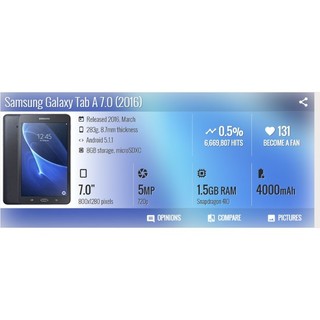 Kính samsung tab A 7.0 2016, kính samsung t285, kính ép màn hình có keo oca SM-T280, SM-T285