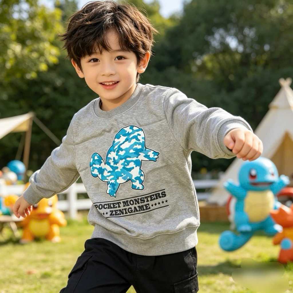 Áo Dài Tay Bé Trai Thu Đông Chất Nỉ/Thun Cao Cấp Mềm Mịn 5-7Y (17-26kg) L005 L019 L059
