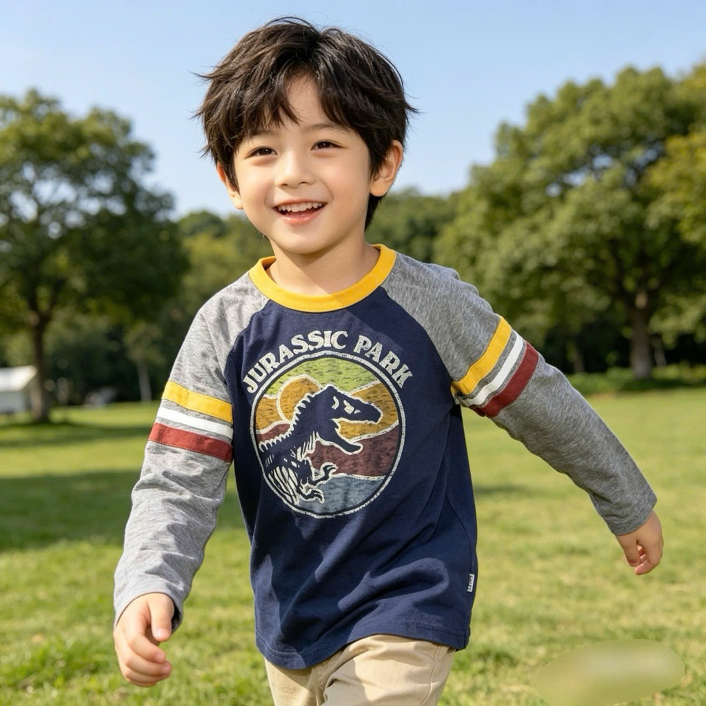 Áo Dài Tay Bé Trai Thu Đông Chất Nỉ/Thun Cao Cấp Mềm Mịn 5-7Y (17-26kg) L005 L019 L059
