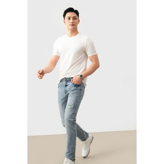 [T7_SALE 20%_HT] Áo Thun Nam 1APKB603 Biluxury Form Slimfit Co Giãn 4 Chiều Thoáng Mát Bền Màu Kháng Khuẩn