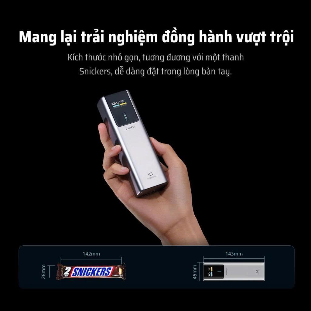 CUKTECH 10 Sạc Di Động 1C1A | Công Suất 150W Max | Dung Lượng 10.000mAh | Bảo Hành 18 Tháng PB100P | BigBuy360 - bigbuy360.vn