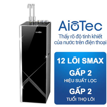 [CHÍNH HÃNG] Máy Lọc Nước Nóng Lạnh Hydrogen Karofi KAD-M85, KAD-M82 - 12 Lõi Lọc Công Nghệ Smax - 2 Vòi 3 Chế Độ Nước