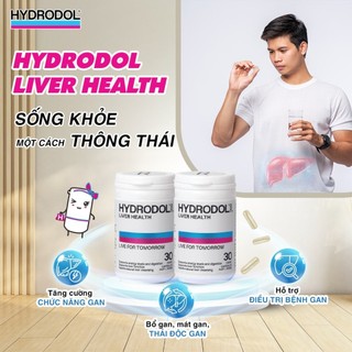 Viên Uống HydroDol Liver Health – Hỗ Trợ Chức Năng Gan, Hỗ Trợ Giải Độc Gan Tự Nhiên, Hỗ Trợ Gan Khỏe Mạnh