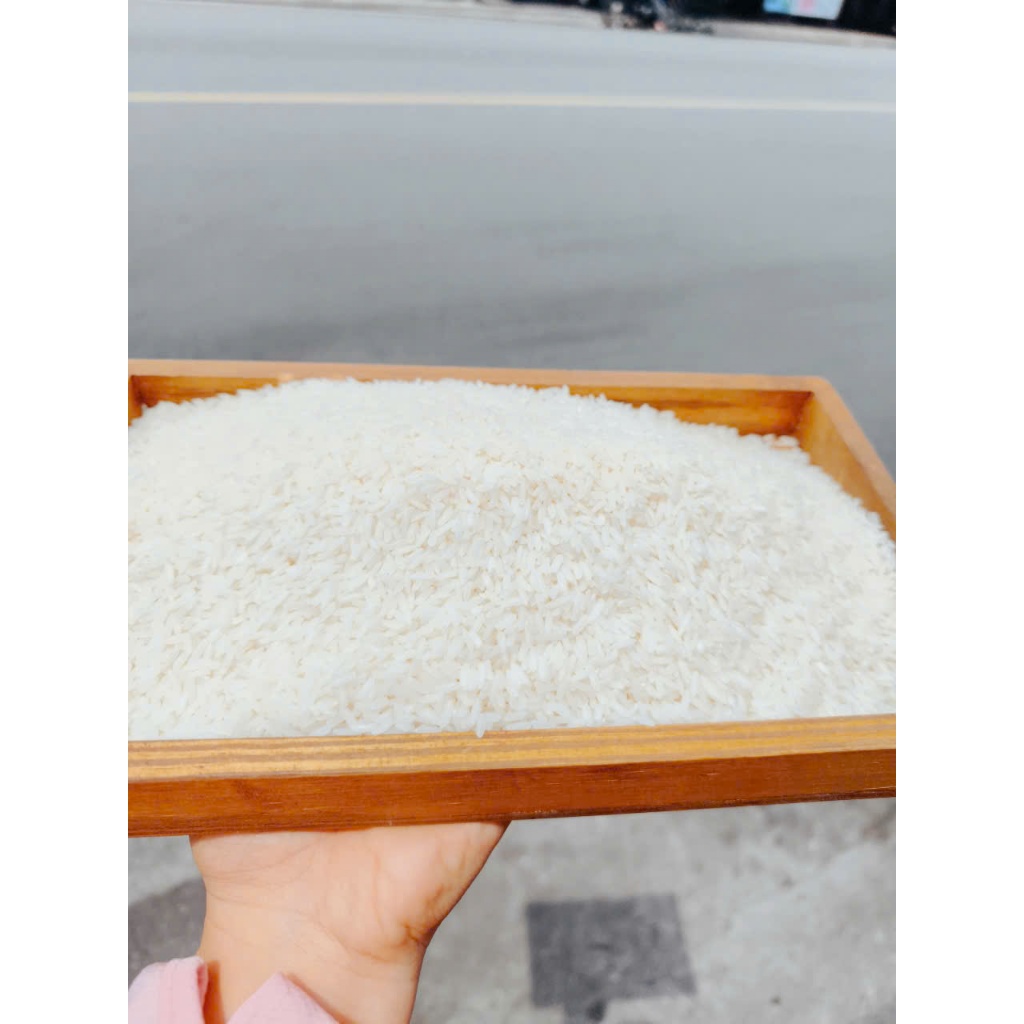 5kg Lài Sữa Gò Công XÁT MỘC, KHÔNG CHÀ BÓNG - Dẻo vừa, ráo cơm, thơm mùi lúa mới - Gạo còn cám nên ăn ngọt cơm.
