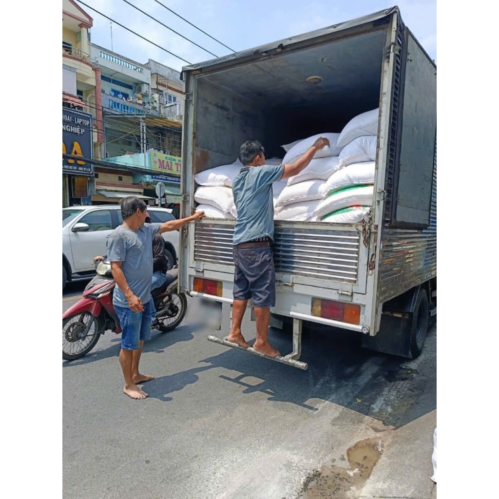 5kg Lài Sữa Gò Công XÁT MỘC, KHÔNG CHÀ BÓNG - Dẻo vừa, ráo cơm, thơm mùi lúa mới - Gạo còn cám nên ăn ngọt cơm.