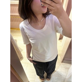 [HOẢ TỐC] Áo Thun Nữ Trơn Cổ Tròn Ôm Nhẹ Tôn Dáng Phong Cách Hàn | Round T-shirt Ver 2
