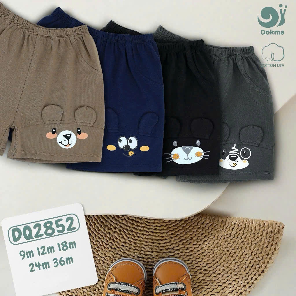(9-13kg, 9-36M) Quần Đùi, Quần Cộc Bé Trai Dokma DQ2038 DQ2183 DQ2210 DQ2852 DQ2211