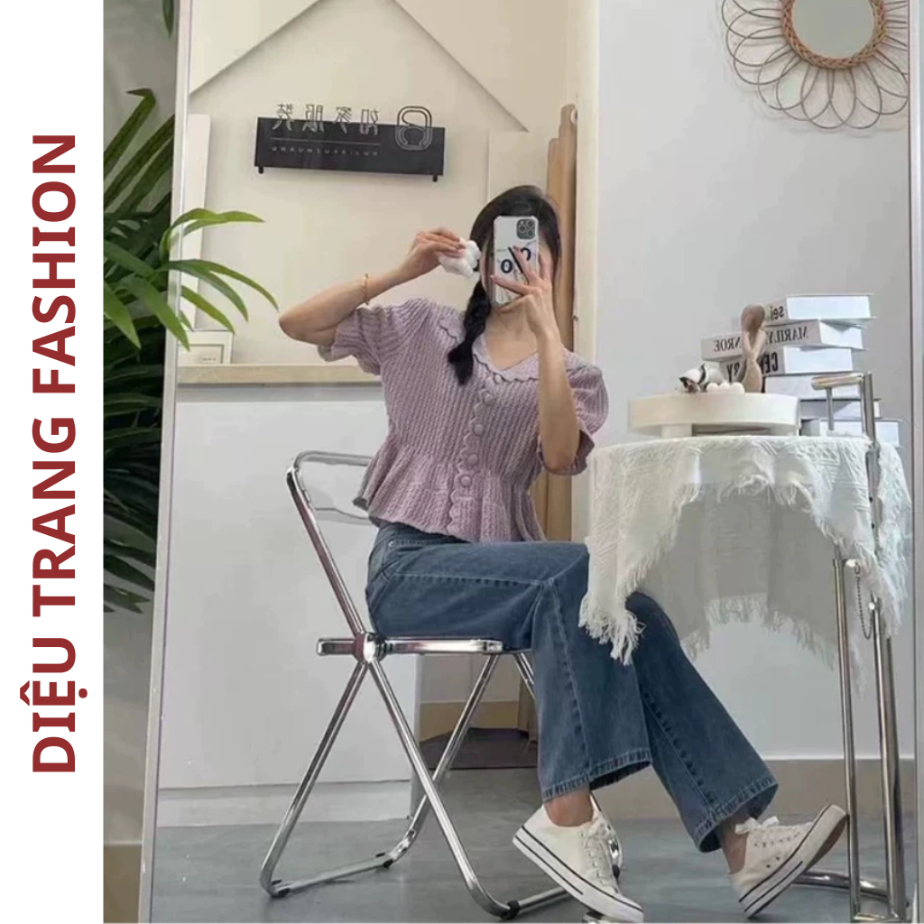 Quần Suông Ống Rộng Jean Nữ Lưng Cao Tôn Dáng Dài Chân Bigsize DIEUTRANG_FASHION MS105