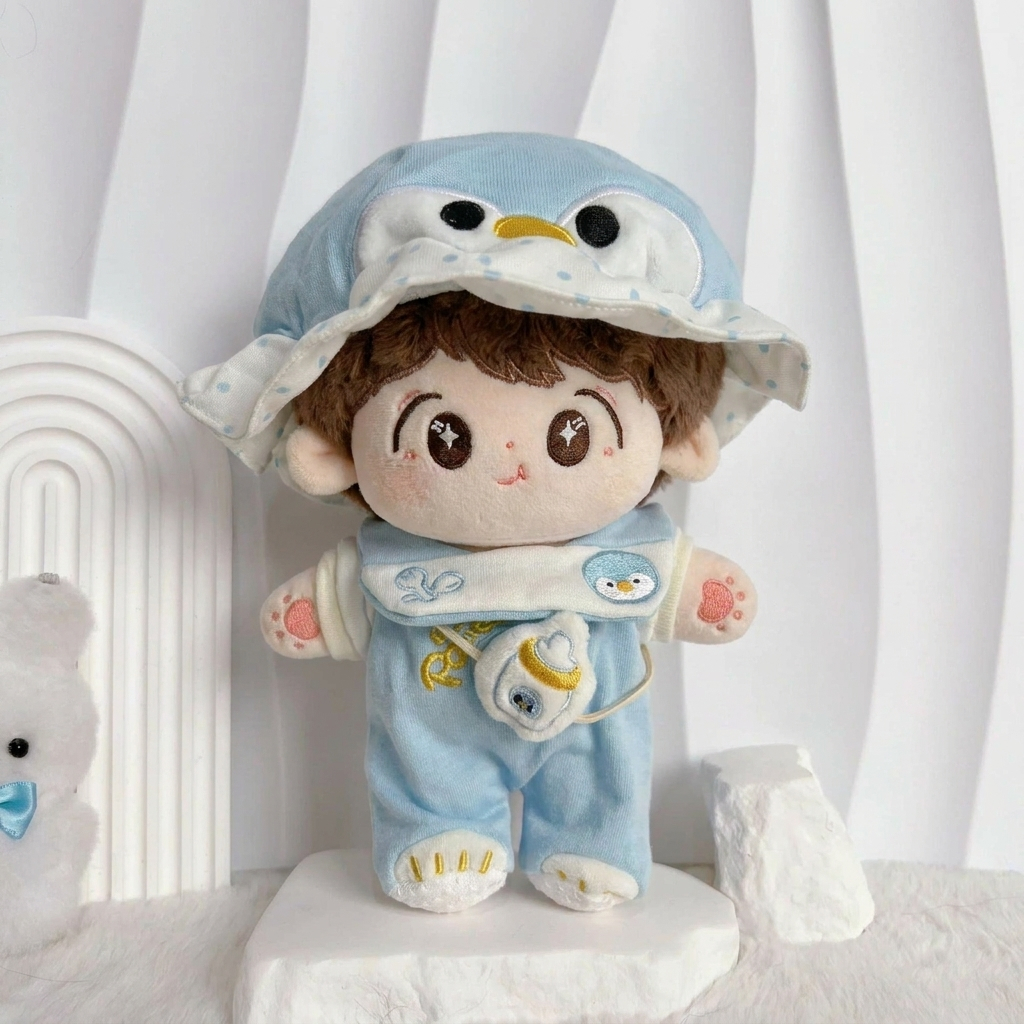 Búp bê đồ chơi cho bé, gấu bông, búp bê 20cm cho bé, búp bê bông, gấu bông dễ thương outfit doll 20cm