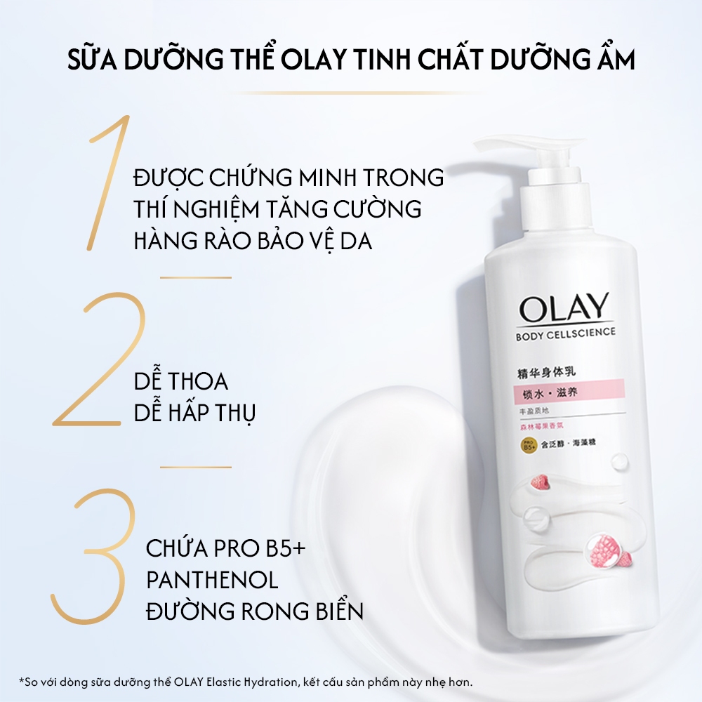 [MỚI] Combo 2 Sữa Dưỡng Thể OLAY Sáng Da Với 5% Niacinamde & Vitamin C/ Dưỡng Ẩm Chuyên Sâu Với Vitamin Pro B5+ 260Gx2
