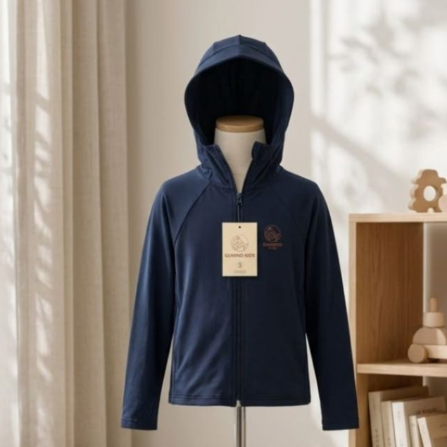 Áo Khoác Chống Nắng Bé Trai GUMIHO KIDS - Vải Thể Thao Mát Lạnh Chống Tia UV - Thiết Kế Che Kín Mặt Thông Minh