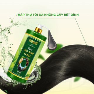 Dầu Xả Gừng, Bồ Kết & Hà Thủ Ô YOMANI 1600ML- Giảm Gàu Ngứa, Hỗ Trợ Mọc Tóc, An Toàn Lành Tính
