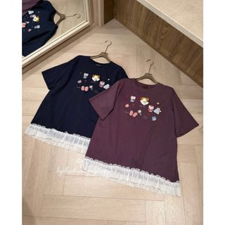 Váy đầm dáng dài chấm bi cổ V phối ren tinh tế đầm midi chữ A tôn dáng phong cách Hàn Quốc HCOM27188