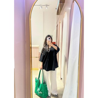 [HOẢ TỐC] Áo Thun Nữ Cổ Chữ U Màu Trơn Basic Thoải Mái | Bali T-shirt Ver 2