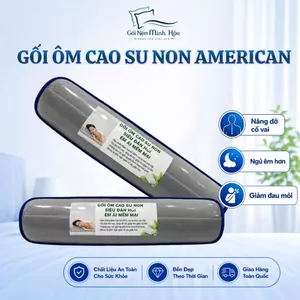 Gối Ôm Memory Foam Than Hoạt Tính - Gối Mềm Mịn, Thoáng Mát, An Toàn Khi Sử Dụng, Hỗ Trợ Giấc Ngủ Ngon
