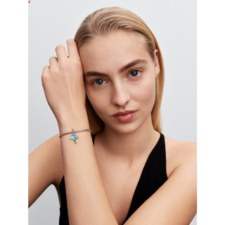 [Pandora Cycle D26] Charm Treo Pandora Bạc Cá Đuối Manta Xanh Đại Dương