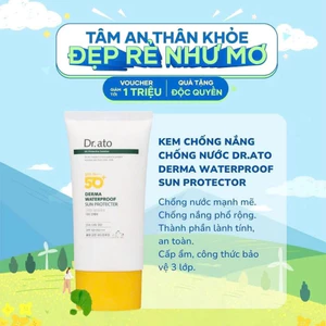 KEM CHỐNG NẮNG Dr.Ato chuẩn Hàn Quốc SPF50+ PA++++ 50ml date 12/2026 sale xả hàng