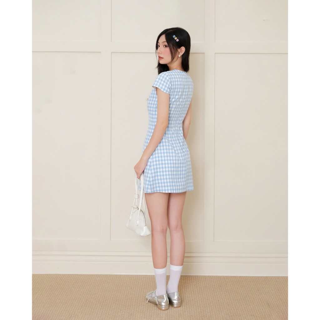 Đầm Nữ SUFALL DRESS  Phối Nút Bọc Thanh Lịch Dạo Phố, Hẹn Hò SECODEE