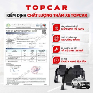 Thảm lót sàn ô tô VINFAST VF3 TOPCAR chất liệu nhựa TPE nguyên sinh cao cấp không chứa chất độc hại