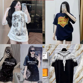 Áo Phông Nam Nữ Hot Trend Dáng Rộng Tay Lỡ In Hình Hot Hit