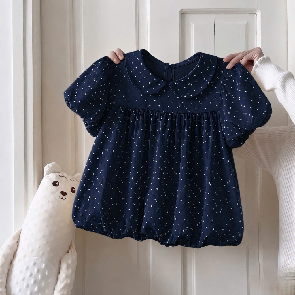 [TẶNG QUÀ]Áo BABYDOLL CHẤM BI  dáng Bồng bềnh Phong cách thời trang hiện đại from xinh xắn mẫu mới 2026