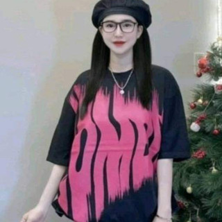 Áo thun nữ tay lỡ chất cotton in chữ ZOMBI phong cách Hàn Quốc