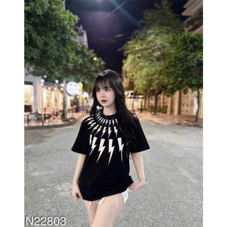 Áo Phông Nam Nữ Tia Sét, Áo Thun Unisex Nam Nữ Tia Sét Mới Nhất