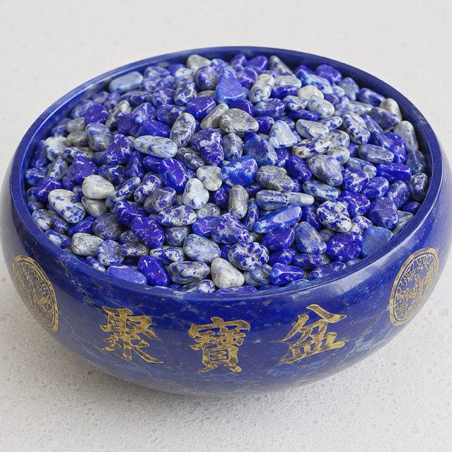 Đá Lapis Lazuli tự nhiên, Thạch Anh Xanh Lam - Tăng sự nhạy bén, giảm căng thẳng, đá năng lượng tốt