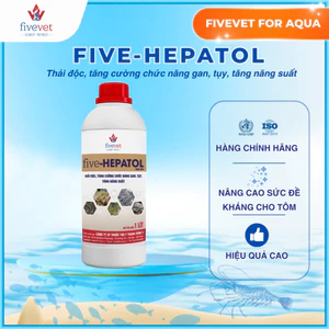 Bổ Sung Dưỡng Chất Hỗ Trợ Gan Tụy Tôm Yếu Vàng Gan Giải Độc Gan FIVEVET – Five-Hepatol